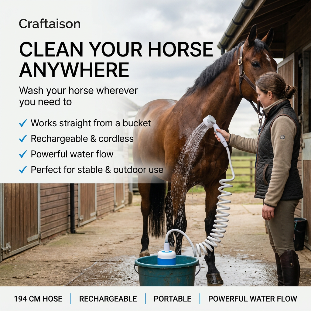 Craftaison Portable Water Pump | Rinse Your Horse Anywhere