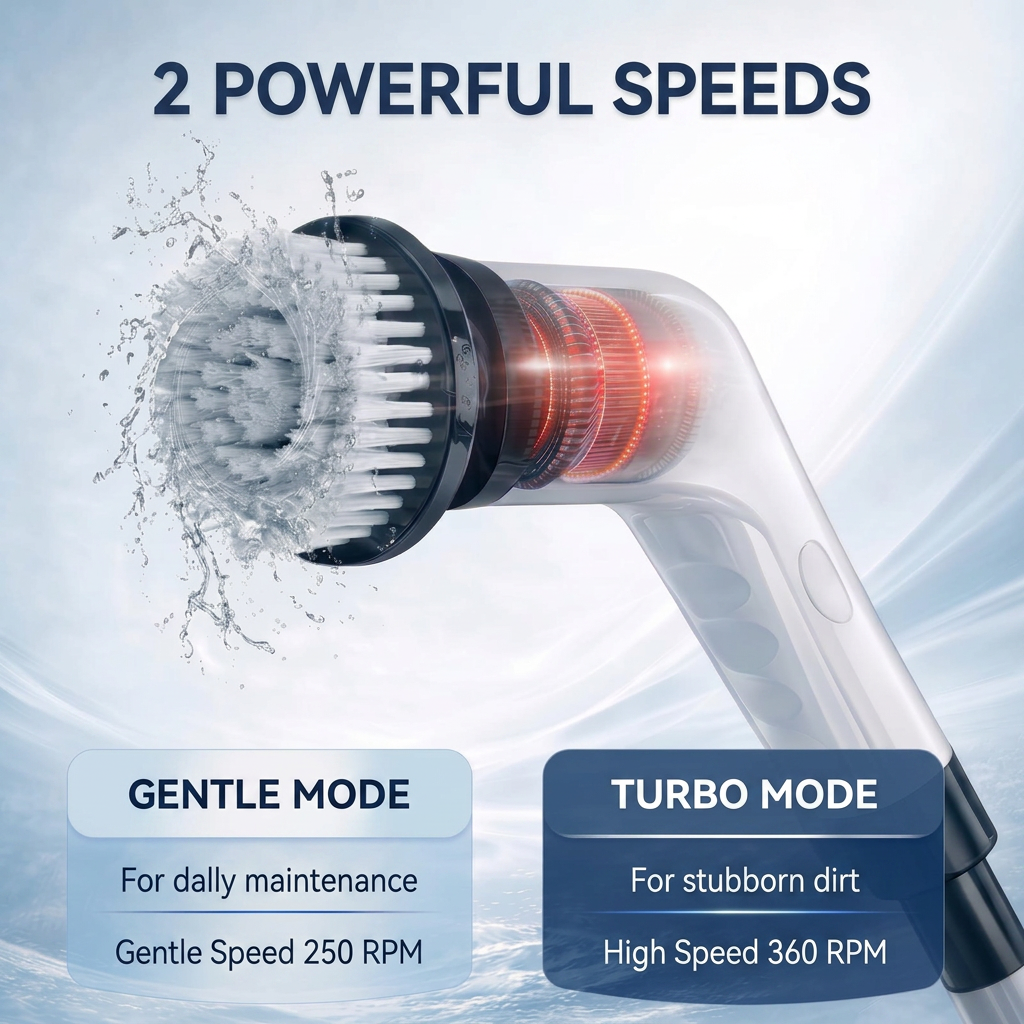 TurboScrub™ | Clean Every Corner with Ease