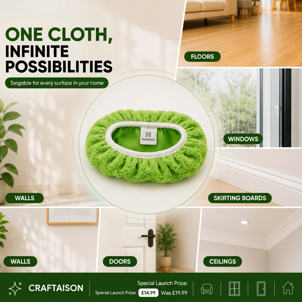GreenSweep™ | Reusable Mop Pad for Swiffer