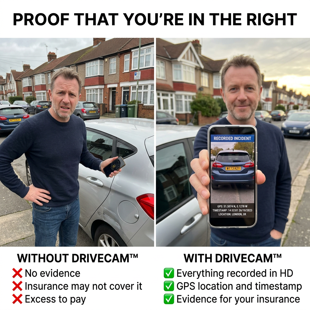 DriveCam™ | Wireless dashcam that sees everything around your car