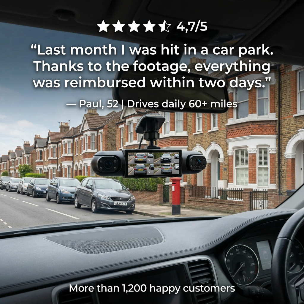 DriveCam™ | Wireless dashcam that sees everything around your car