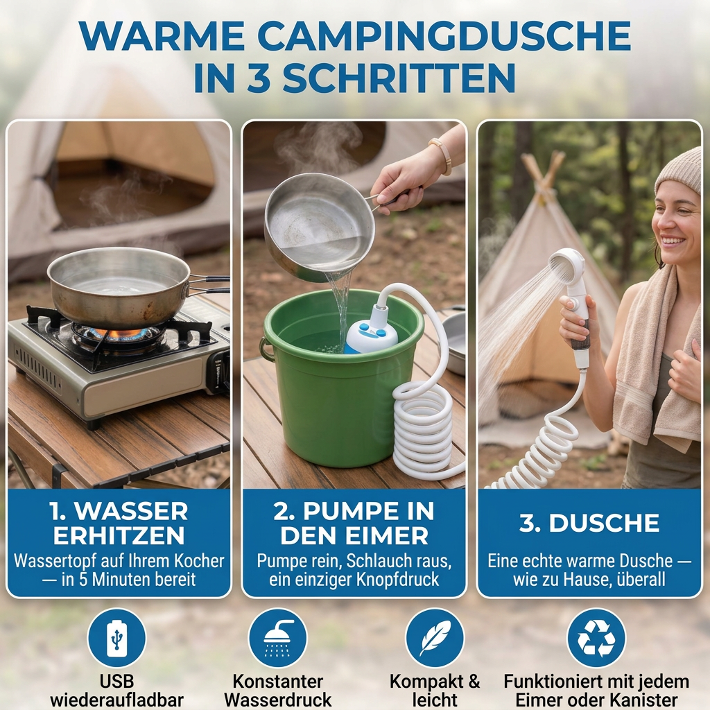 Craftaison Tragbares Wasserpumpen-Set