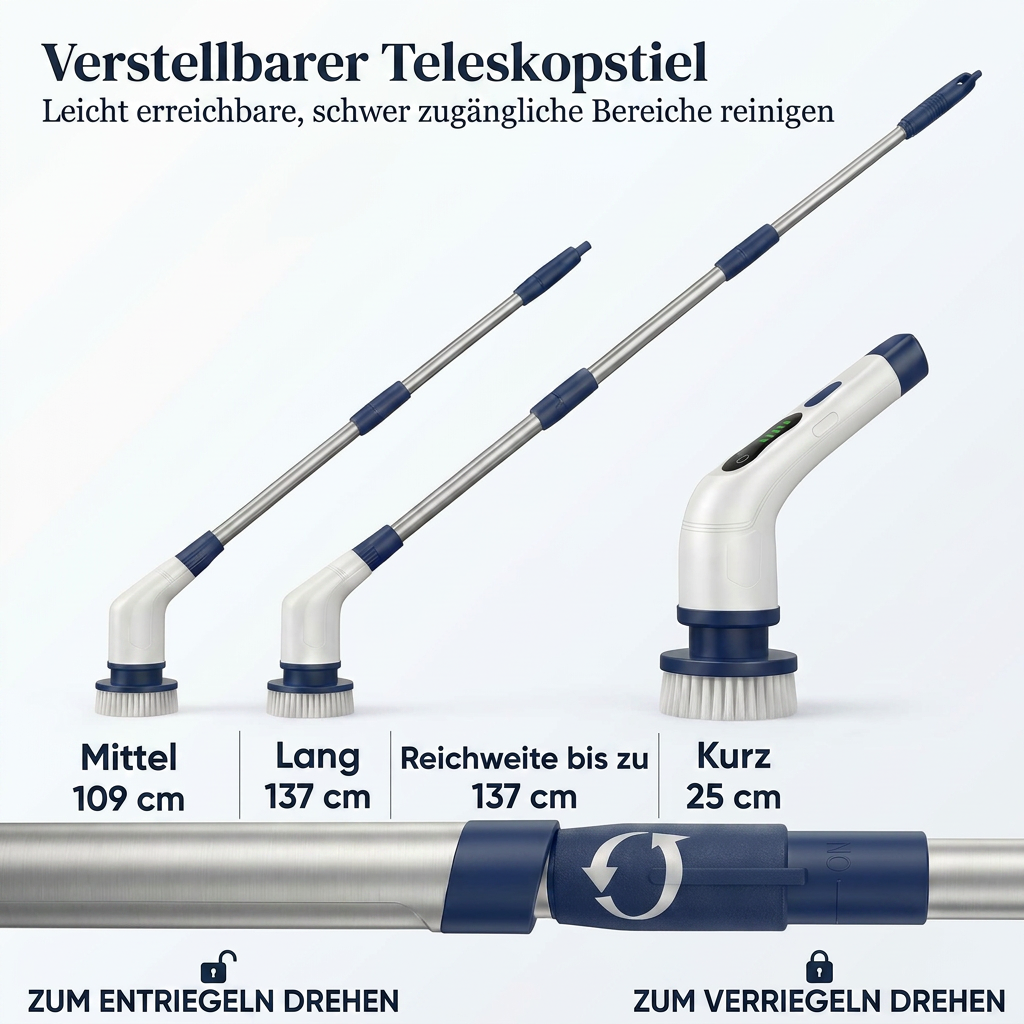 TurboScrub™ | Schlank reinigen, ohne Aufwand