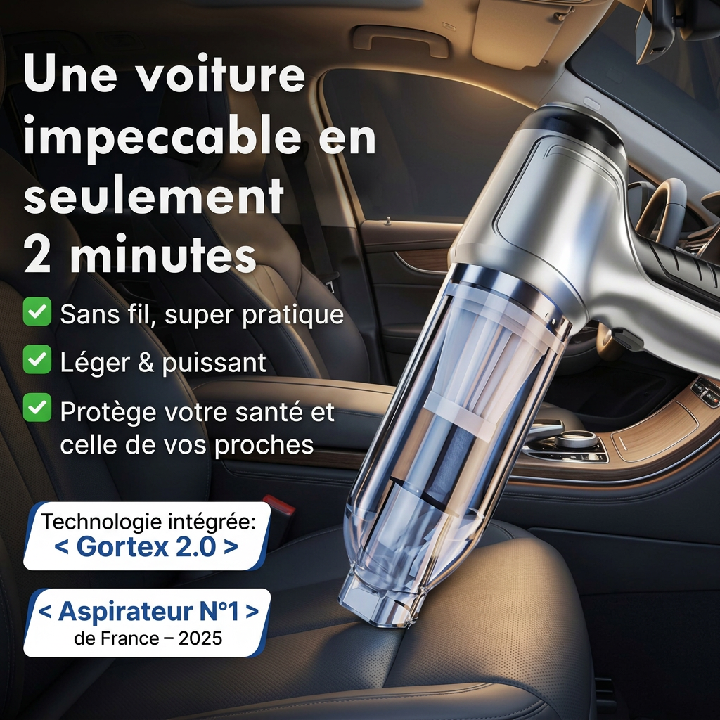 TurboClean | Aspirateur sans fil portable