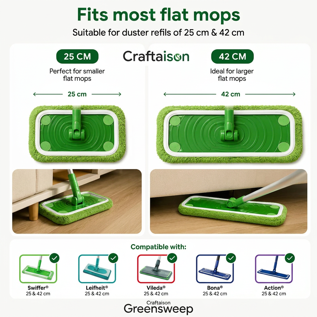 GreenSweep™ | Reusable Mop Pad for Swiffer