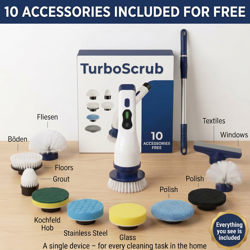 TurboScrub™ | Clean Every Corner with Ease