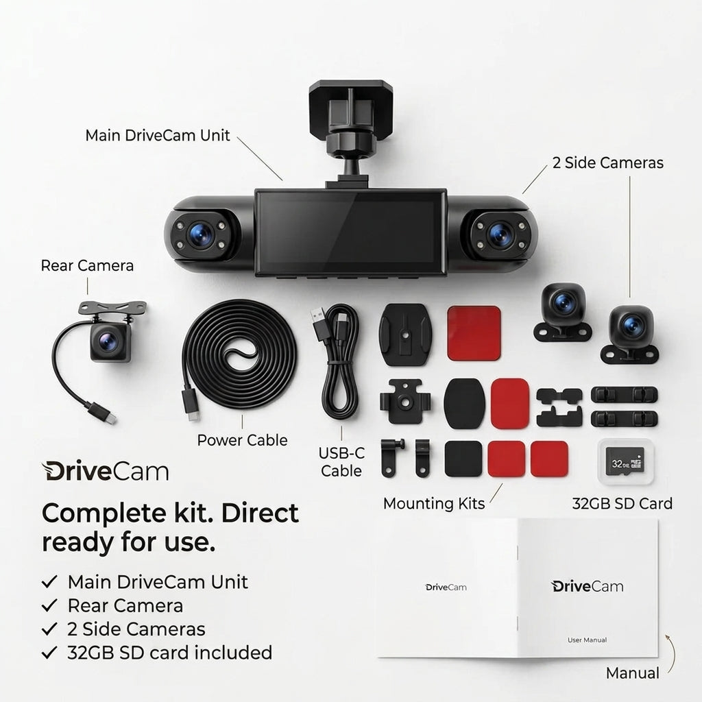 DriveCam™ | Wireless dashcam that sees everything around your car