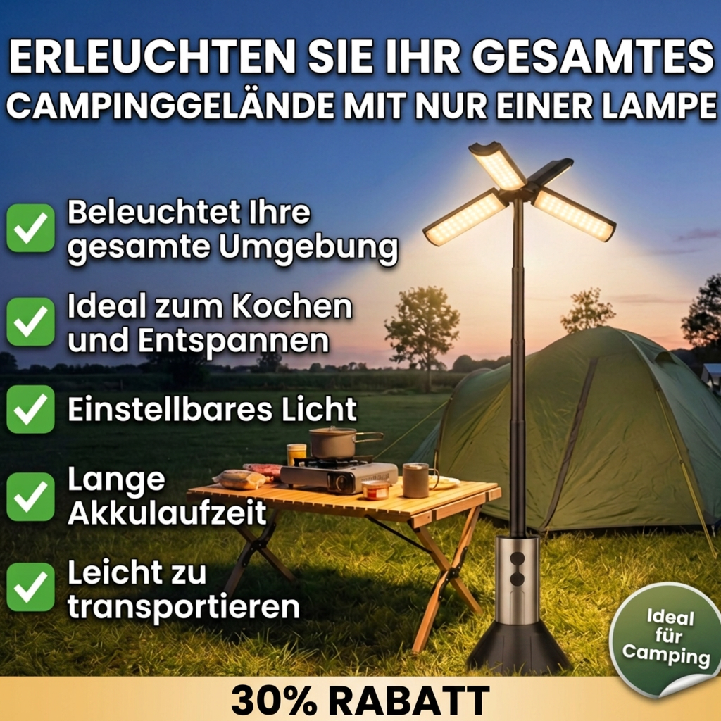 NovaCamp Pro | Beleuchten Sie Ihren gesamten Campingplatz mit nur einem Klick
