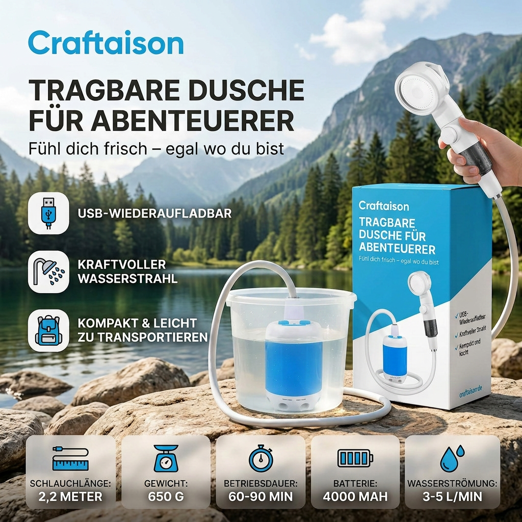 Craftaison Tragbares Wasserpumpen-Set