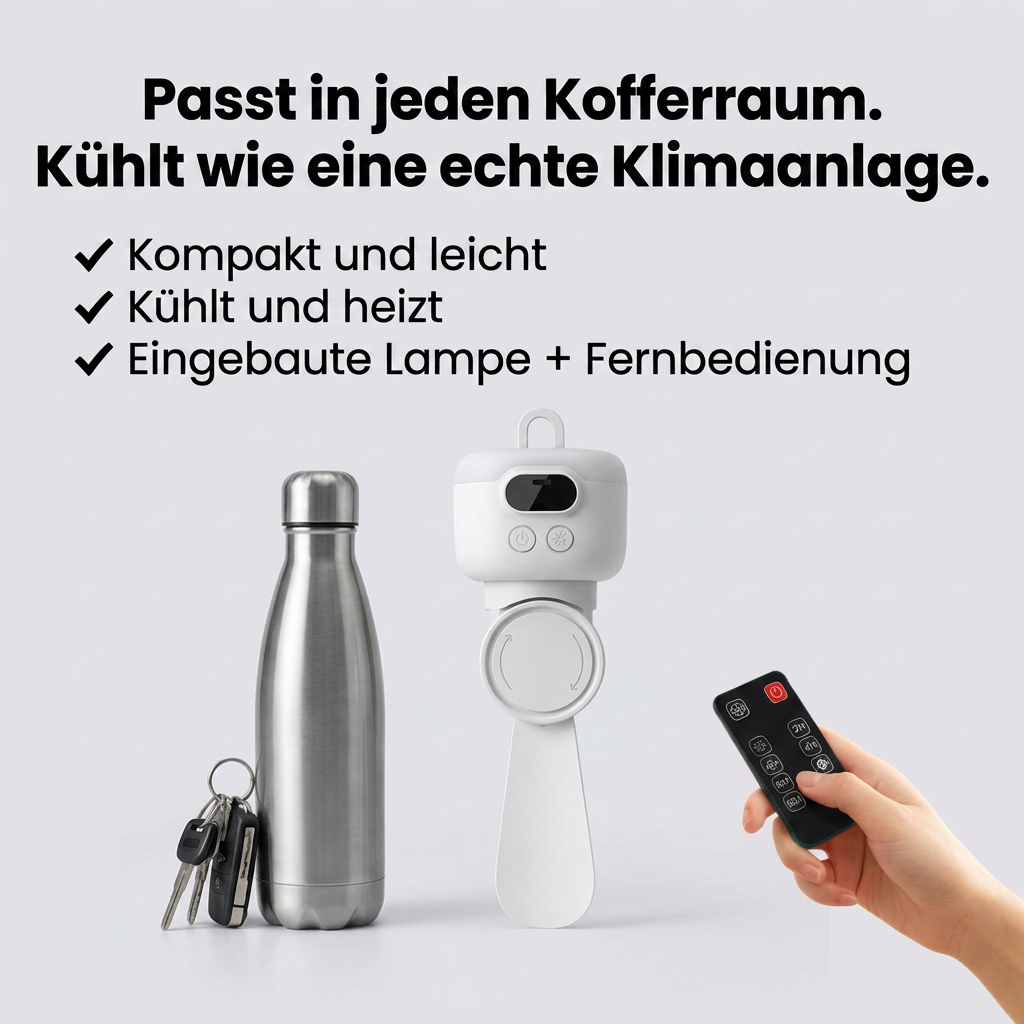 AirCamp™ | Hängender Campingventilator für kühle Nächte