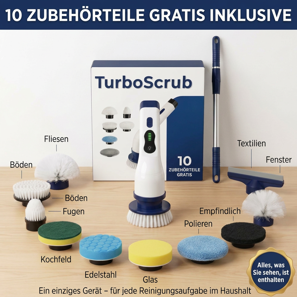 TurboScrub™ | Schlank reinigen, ohne Aufwand