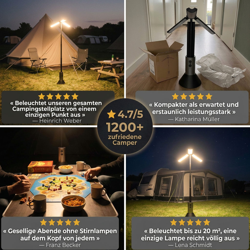 NovaCamp Pro | Beleuchten Sie Ihren gesamten Campingplatz mit nur einem Klick