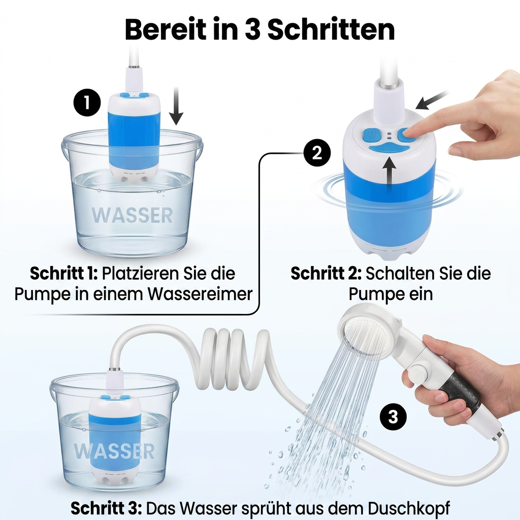 Craftaison Tragbares Wasserpumpen-Set
