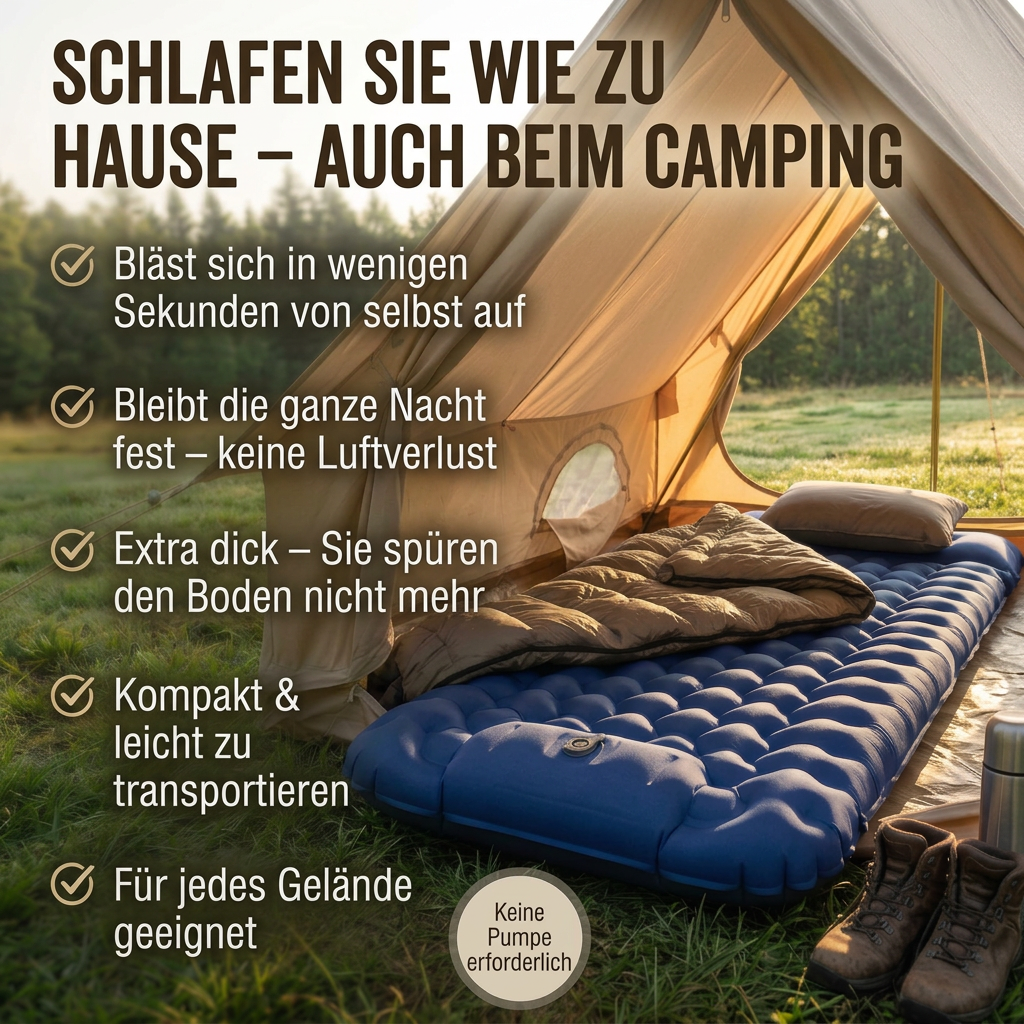 CampRest | Schlafbereit in wenigen Sekunden